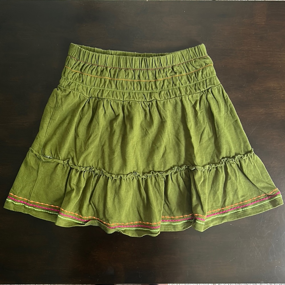 Gymboree dark green cotton skirt size 10
